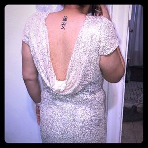 Badgley Mishka Collection Sequin Evening Gown